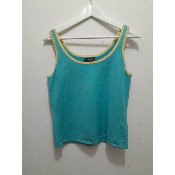 Ralph Lauren Womens Silk Blend nSize Large 2-Piece Sweater Tank & Cardigan Set - Picture 3 of 9